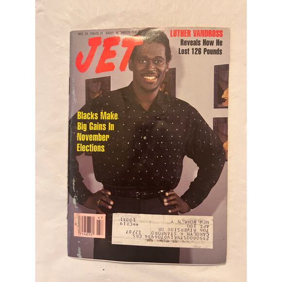 Vintage Jet Magazines Lot (4) 1986/1987 - Luther Vandross, Sammy Davis - Picture 3 of 7